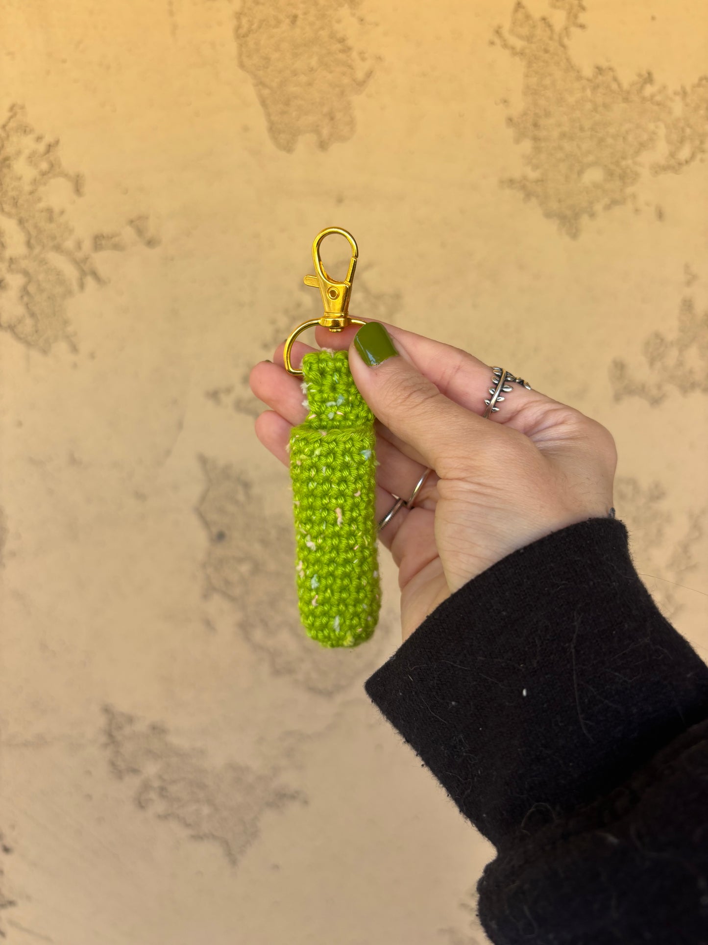 Chapstick Holder Keychain