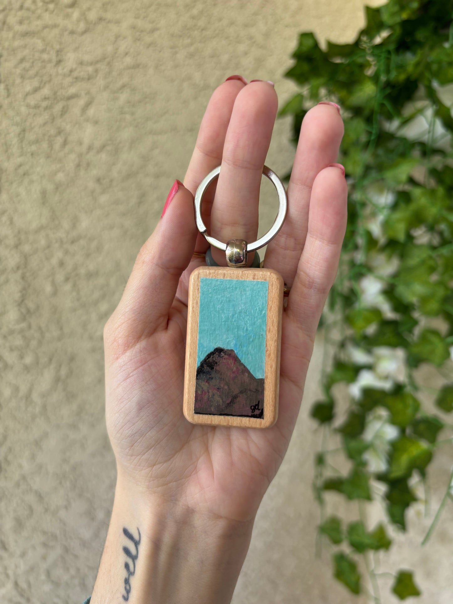 Wooden Keychain - Badlands 3