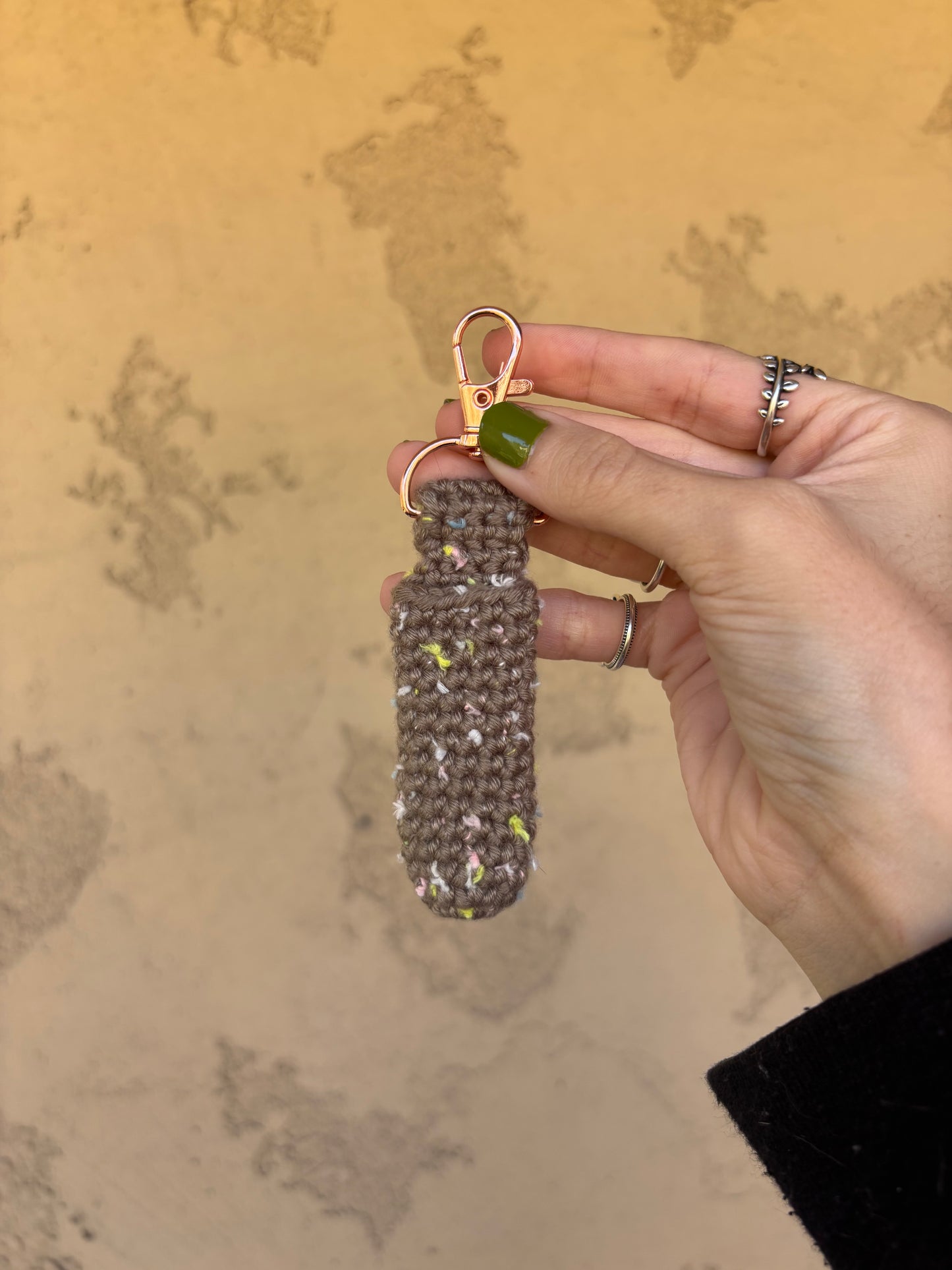 Chapstick Holder Keychain