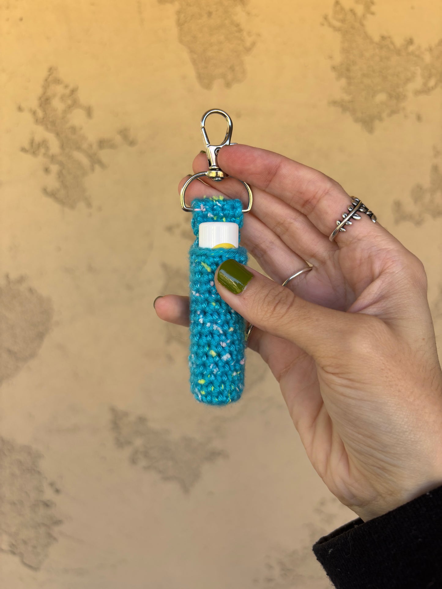 Chapstick Holder Keychain