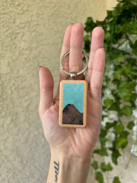 Wooden Keychain - Badlands 3