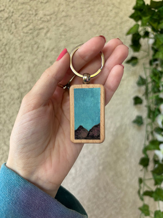 Wooden Keychain - Badlands 1