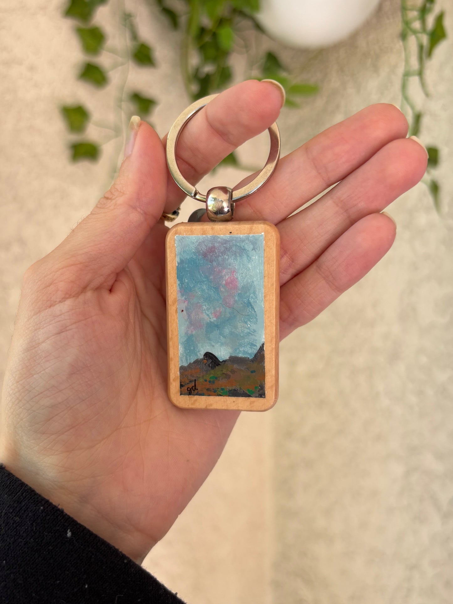 Wooden Keychain - Badlands, Hurricane