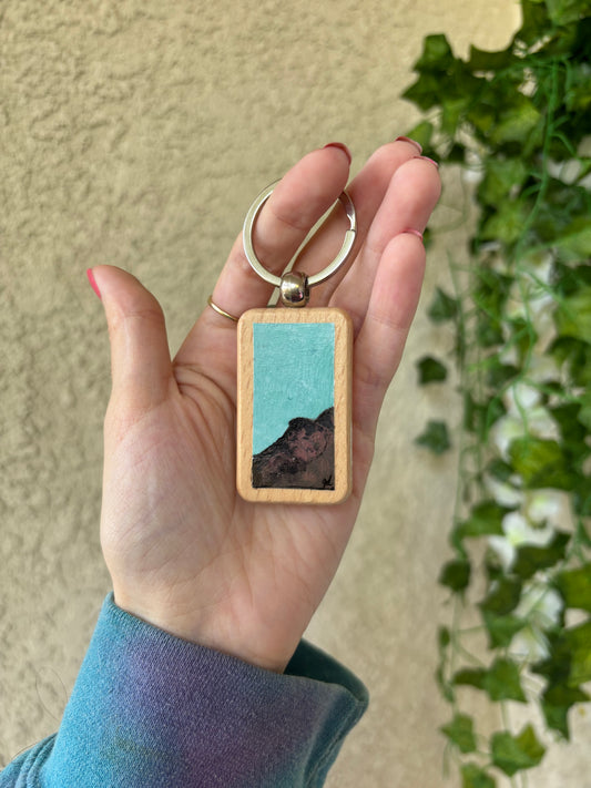 Wooden Keychain - Badlands 2