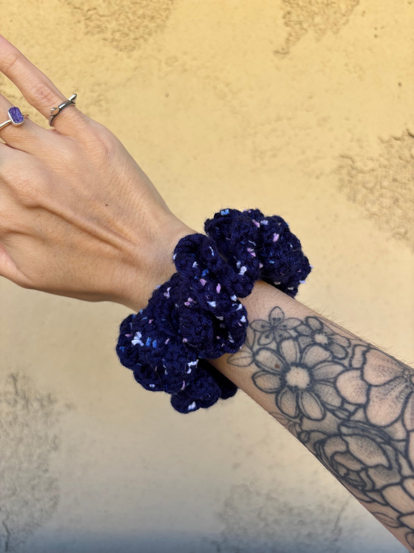 Flower Scrunchie - Silk